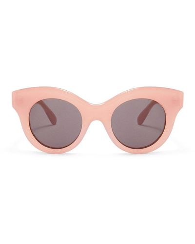 Loewe Circle Frame Sunglasses - Pink