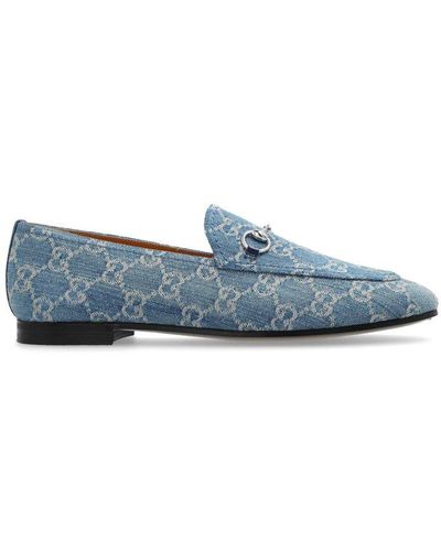 Gucci Jordaan GG Denim Loafer - Blue