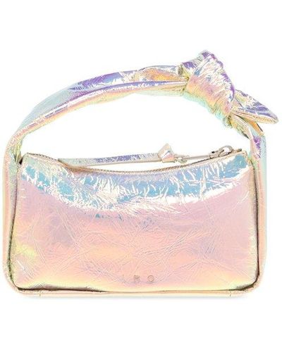 IRO Noue Baby Holographic Top Handle Bag - Pink