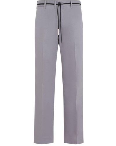 Marni Gabardine Chino Trousers - Grey