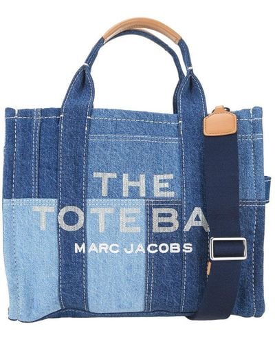 Marc Jacobs The Denim Small Canvas Tote - Blue