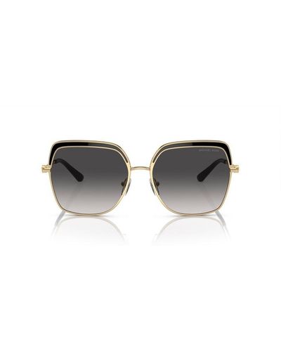 Michael Kors Square Frame Sunglasses - Metallic
