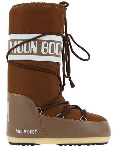 Moon Boot Icon Junior Lace-up Boots - Brown
