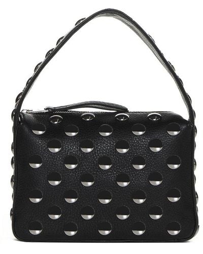 Khaite Elena Zipped Small Handbag - Black