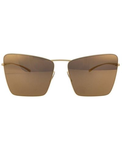 Mykita X Maison Margiela Cat-eye Frame Sunglasses - Brown