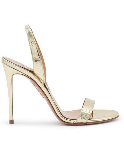 Aquazzura High-heeled Sandals - Metallic
