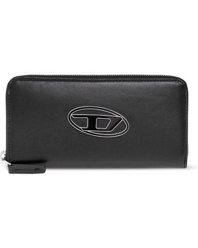 DIESEL ‘Garnet’ Leather Wallet - Black