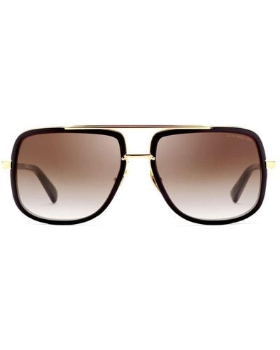 Dita Eyewear Square Frame Sunglasses - Brown