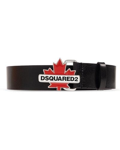 DSquared² D2 Leaf Black Belt