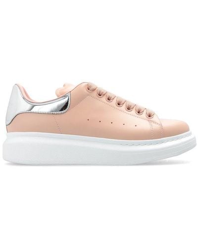 Alexander McQueen Oversized Chunky Lace-up Sneakers - Pink