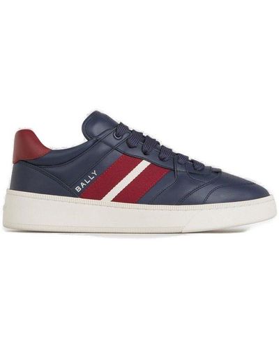 Bally Round-toe Lace-up Trainers - Blue