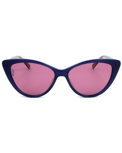 M Missoni Cat-eye Sunglasses - Purple