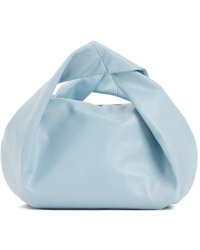 Dries Van Noten Small Leather Tote Unica - Blue