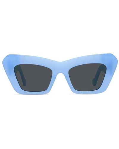Loewe Cat-eye Frame Sunglasses - Blue
