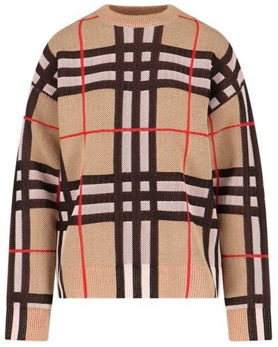 Burberry Vintage Check Knitted Jumper - Multicolour