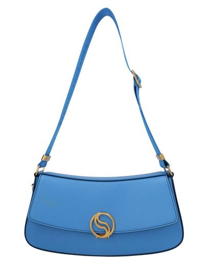 Stella McCartney 'chain Alter' Shoulder Bag - Blue
