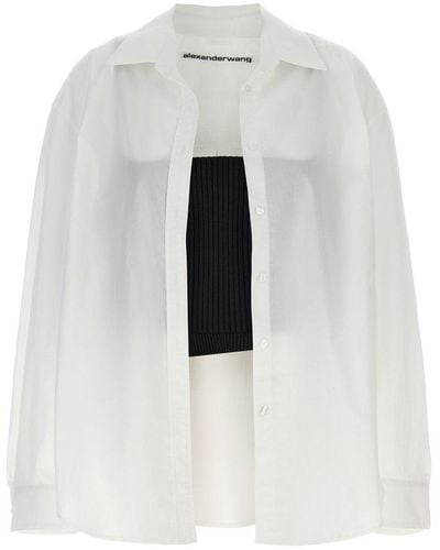 Alexander Wang Twin Set Shirt + Top - White