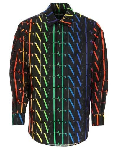 Valentino Nylon Oversize Shirt - Multicolour