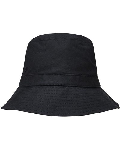 A.P.C. Logo Detailed Bucket Hat - Black