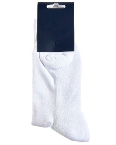 Jacquemus Logo Intarsia Knit Socks - Blue