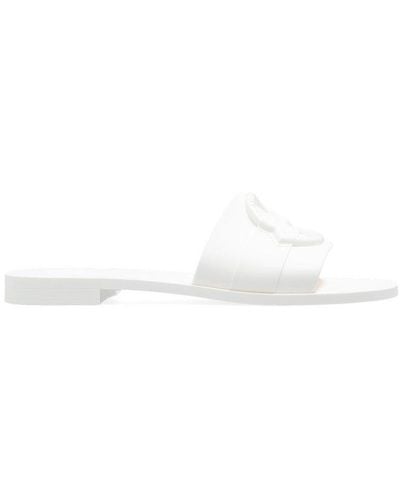 Moncler Slip-on Slides - White