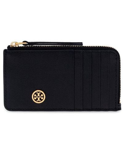 Tory Burch ‘Robinson’ Card Holder - Black