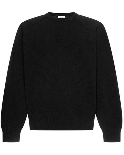 Y-3 Crewneck Long-sleeved Sweater - Black