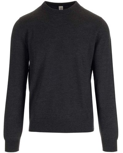 Berluti Ribbed Crewneck Sweater - Black