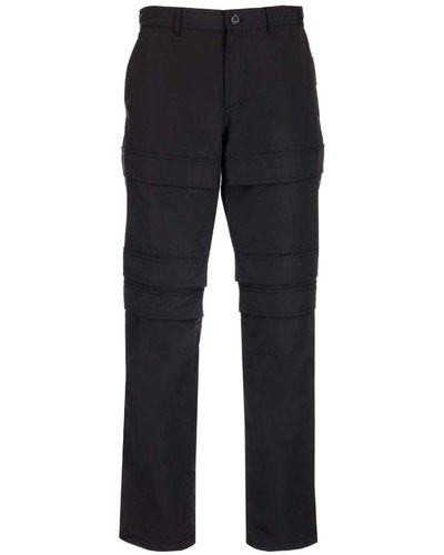 Burberry Panel-detail Cargo Trousers - Black