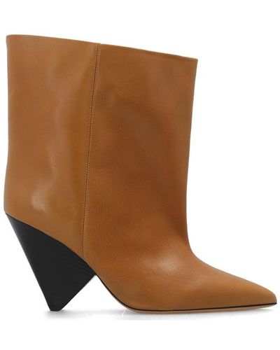 Isabel Marant Miyao Heeled Ankle Boots - Brown