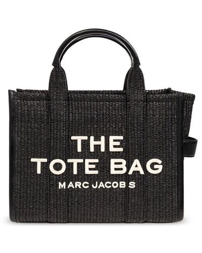 Marc Jacobs The Medium Woven Top Handle Bag - Black