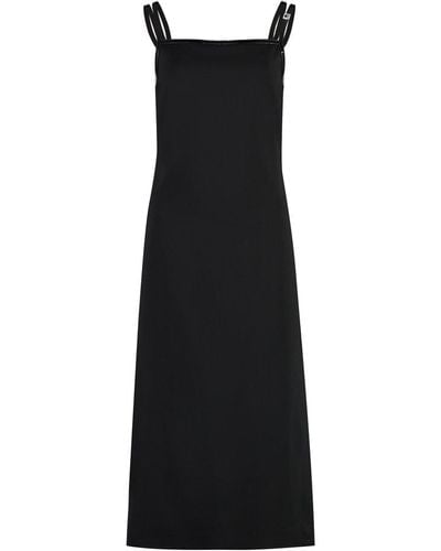 Gucci Midi Dress With Side Slit - Black