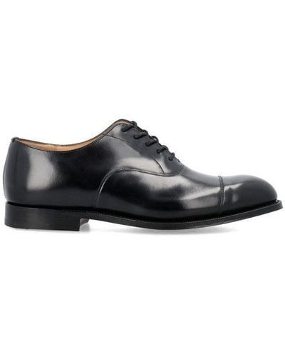 Church's Consul Almond-toe Lace-up Shoes - Black