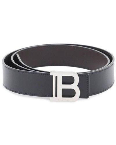 Balmain Reversibile B-belt - Black