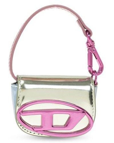 DIESEL Mini 1dr Leather Purse - Pink