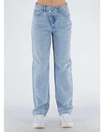 MICHAEL Michael Kors Fold-over Waist Jeans - Blue