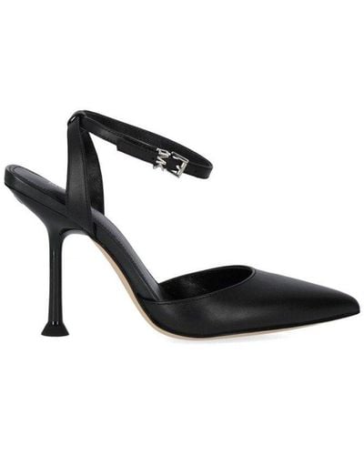 Michael Kors Ankle-strap Pointed-toe Court Shoes - Black