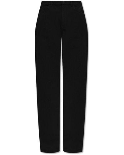 Emporio Armani Jeans With Straight Legs - Black
