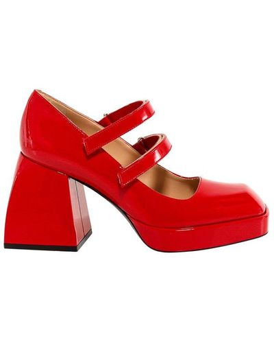 NODALETO Bulla Babies Court Shoes - Red