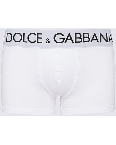 Dolce & Gabbana Logo Waistband Briefs - White