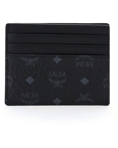 MCM Visetos Card Case - Black