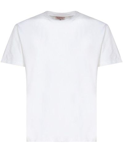 Valentino Crewneck Short-sleeved T-shirt - White
