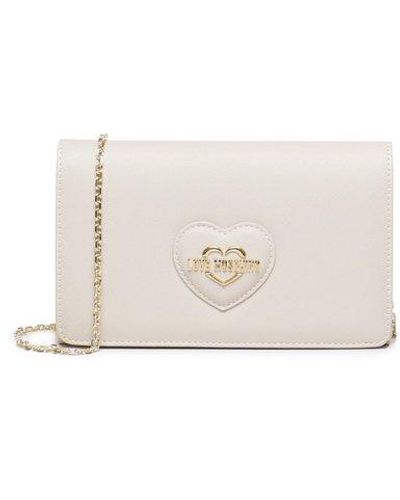 Love Moschino Shoulder Bag With Logo - White