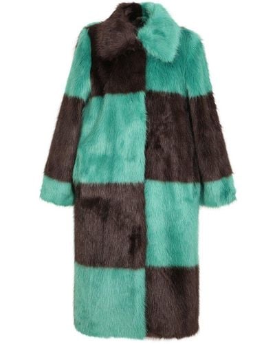 Stand Studio Fur Coats - Green