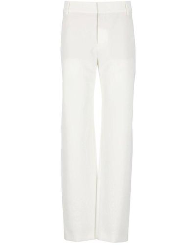 Moschino Jeans Wide-leg Tailored Trousers - White