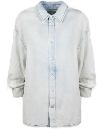 DARKPARK Button-up Denim Shirt - White