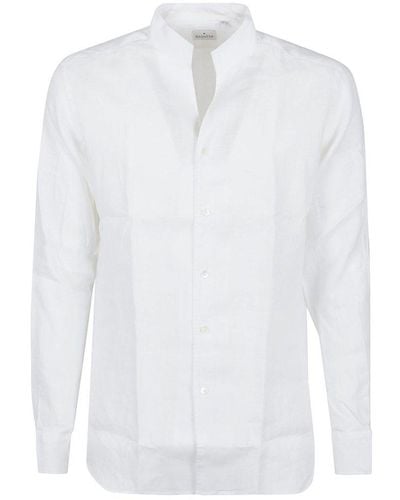 Bagutta Long Sleeved Buttoned Shirt - White