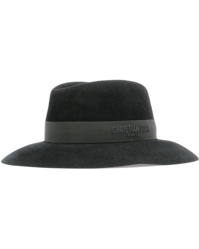 Dior Logo Embossed Cowboy Hat - Black