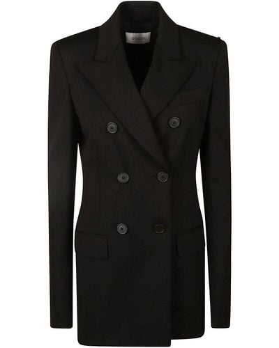 Sportmax Double-breasted Tailored Blazer - Black