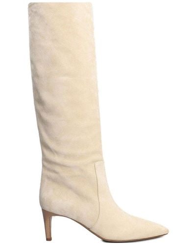 Paris Texas Stiletto Boots - White